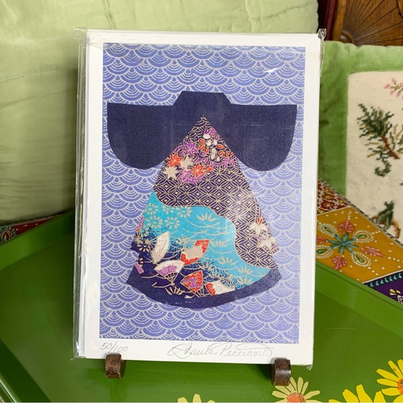 Kimono Art Print Notecards - Picture 1 of 6